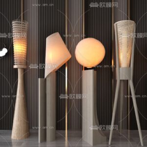 Floor Lamp Vol 01 Vray 2023
