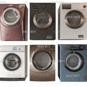 Washing Machine 3Dmodels Vol 01 Vray 2023