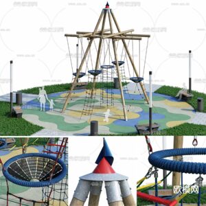 Playground Equipment 3Dmodels Vol 01 Vray 2023