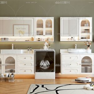 Bathroom Cabinet 3Dmodels Vol 01 Vray 2023