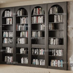 Bookcase Cabinet 3Dmodels Vol 01 Vray 2023