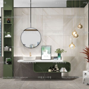 Free Bathroom Scene For Vray and 3dsmax 02