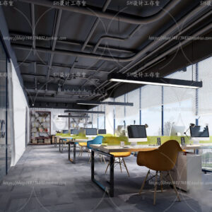 Free Office Scene For Vray and 3dsmax 04