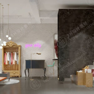 Free Clothing Store Scene For Vray and 3dsmax 05