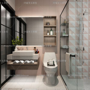 Free Bathroom Scene For Vray and 3dsmax 06