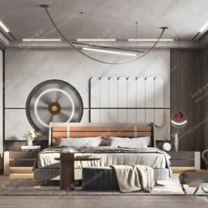 Free Bedroom Scene For Vray and 3dsmax 01