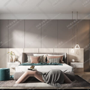 Free Bedroom Scene For Vray and 3dsmax 14