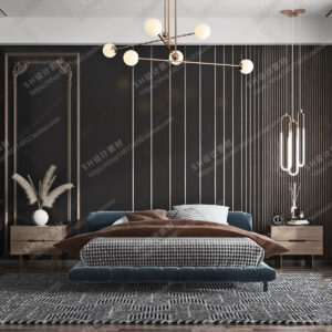 Free Bedroom Scene For Vray and 3dsmax 04