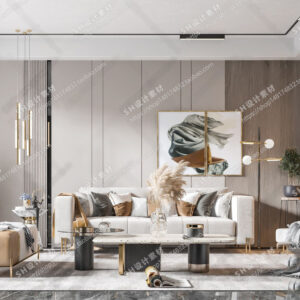Free Living Room Scene For Vray and 3dsmax 10