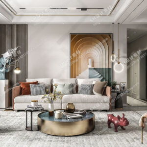 Free Living Room Scene For Vray and 3dsmax 13
