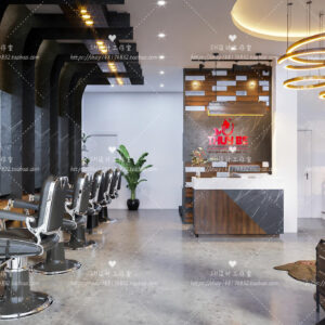 Free Barber Scene For Vray and 3dsmax 20